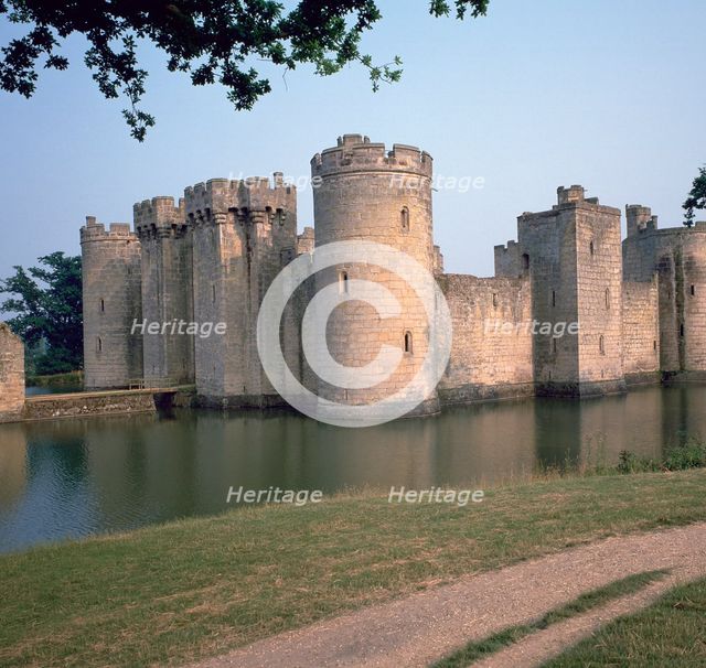 Bodiam Castle, 14th century. Artist: Edward Dalyngrigge