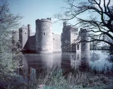 Bodiam Castle, Sussex, c1955. Creator: Arthur Charles Kirby Ware
