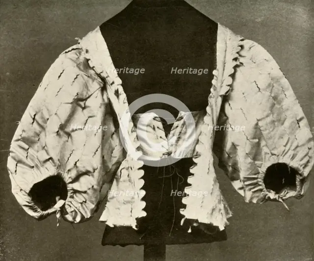 'Bodice of white satin slashed and pinked', c1620-1640, (1937). Creator: Unknown.
