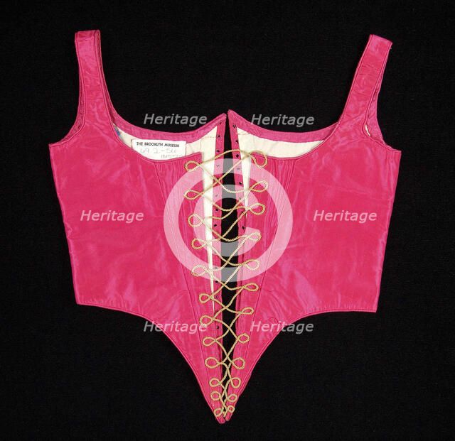 Bodice, American, 1815-20. Creator: Unknown.