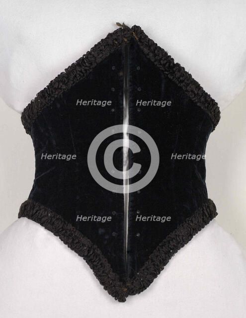 Bodice, American, 1860-69. Creator: Unknown.