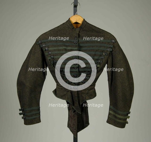 Bodice, American, 1864-70. Creator: Unknown.