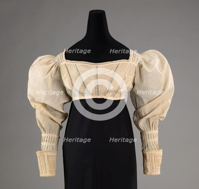 Bodice, American, ca. 1825. Creator: Unknown.