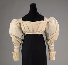 Bodice, American, ca. 1825. Creator: Unknown