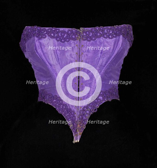 Bodice, American, ca. 1860. Creator: Unknown.