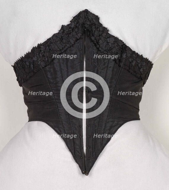 Bodice, American, ca. 1860. Creator: Unknown.