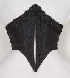 Bodice, American, ca. 1860. Creator: Unknown