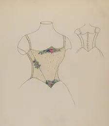 Bodice, c. 1935/1942. Creator: Margaret Knapp