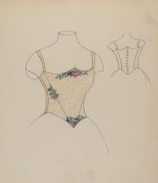 Bodice, c. 1935/1942. Creator: Margaret Knapp