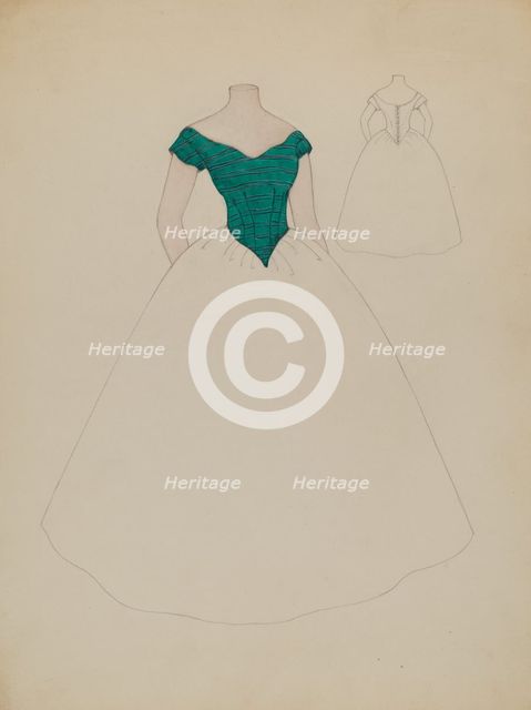Bodice, c. 1936. Creator: Gladys Cook.