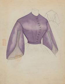 Bodice, c. 1937. Creator: Nancy Crimi