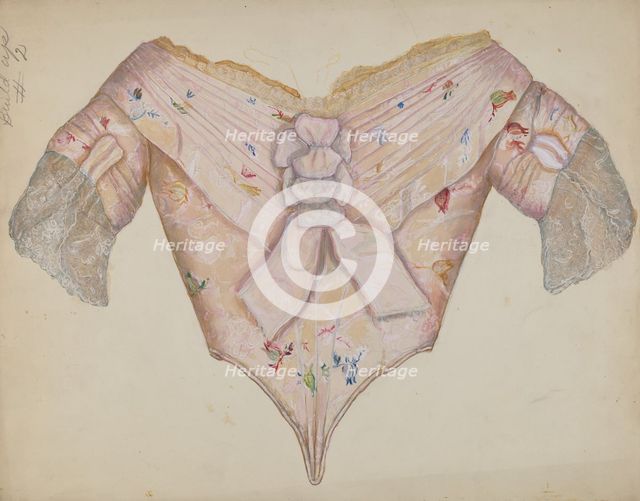 Bodice, c. 1937. Creator: Edna C. Rex.