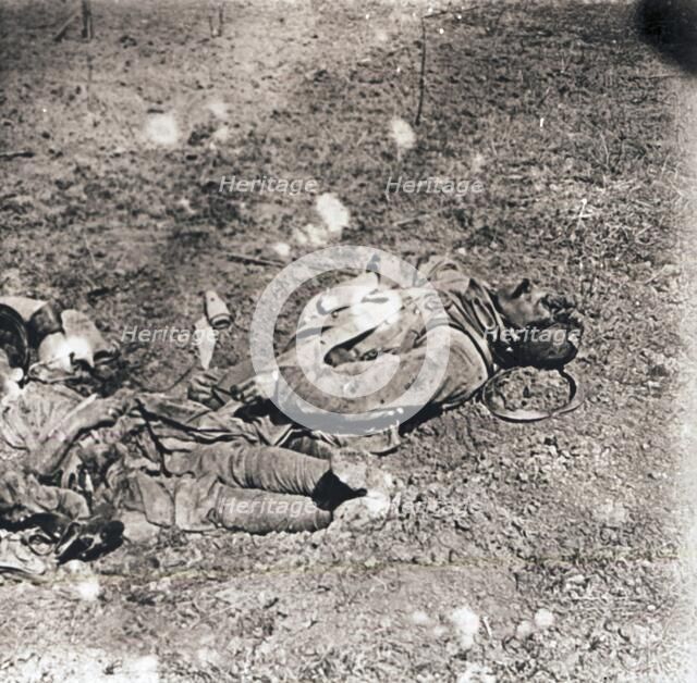 Bodies of dead soldiers, c1914-c1918. Artist: Unknown.