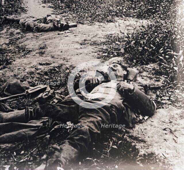 Bodies of dead soldiers, c1914-c1918. Artist: Unknown.