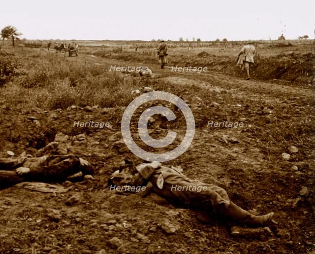 Bodies of German soldiers, c1914-c1918. Artist: Unknown.