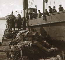 Bodies of typhus victims, Corfu, Greece, c1915