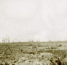 Bodies after attack, c1914-c1918
