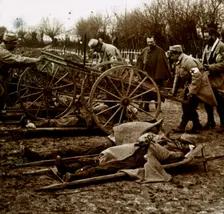 Bodies, Villers-au-Bois, northern France, c1914-c1918