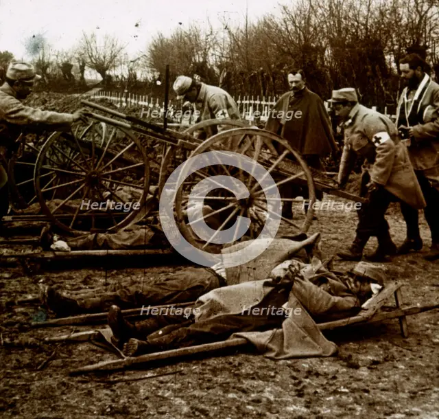 Bodies, Villers-au-Bois, northern France, c1914-c1918. Artist: Unknown.