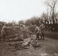 Bodies, Villers-au-Bois, northern France, c1914-c1918