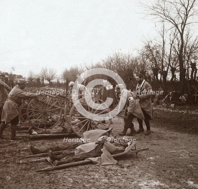 Bodies, Villers-au-Bois, northern France, c1914-c1918.  Artist: Unknown.