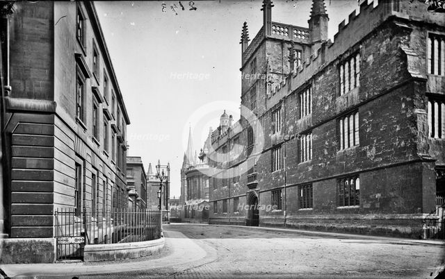 Bodleian Library, Oxford, Oxfordshire, 1875.  Creator: Henry Taunt.