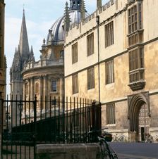 Bodleian Library, Radcliffe Camera and St Mary's Church, Oxford, Oxfordshire, c2000s(?)