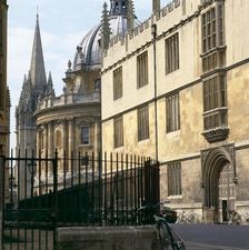 Bodleian Library, Radcliffe Camera and St Mary's Church, Oxford, Oxfordshire, c2000s(?)