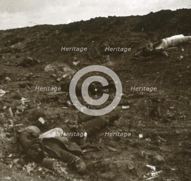 Body, Somme, northern France, c1916-c1918. Artist: Unknown.