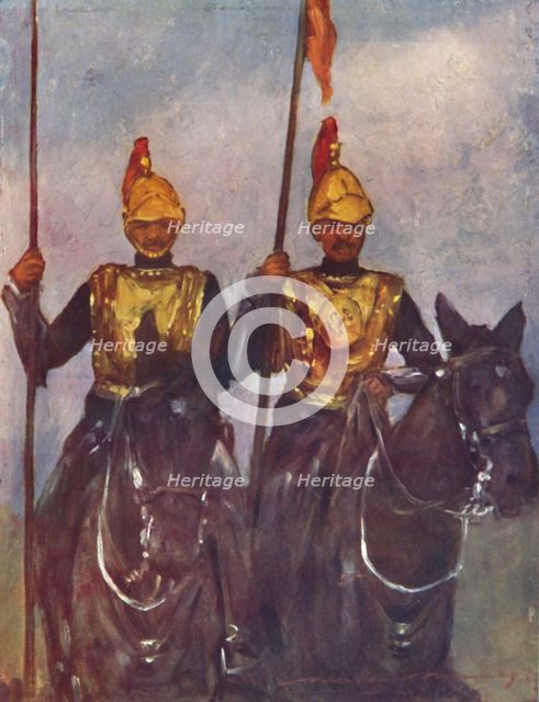 'Bodyguard of His Highness Dogra Sowar Kashmir', 1903. Artist: Mortimer L Menpes.