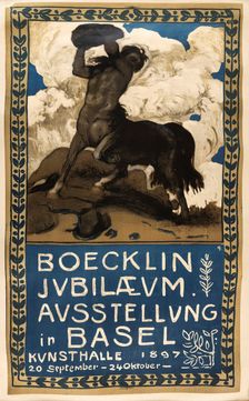 Boecklin Anniversary Exhibition in Basel, 1897. Creator: Sandreuter, Hans (1850-1901)
