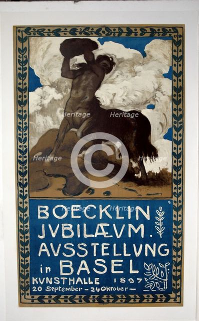 Boecklin Jubilee Exhibition Basel, 1897. Creators: Hans Lendorff, Hans Sandreuter.