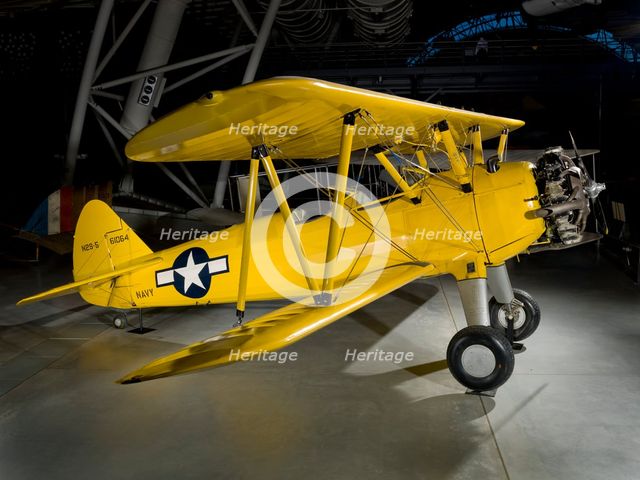 Boeing-Stearman N2S-5 Kaydet, 1943. Creator: Boeing-Stearman.