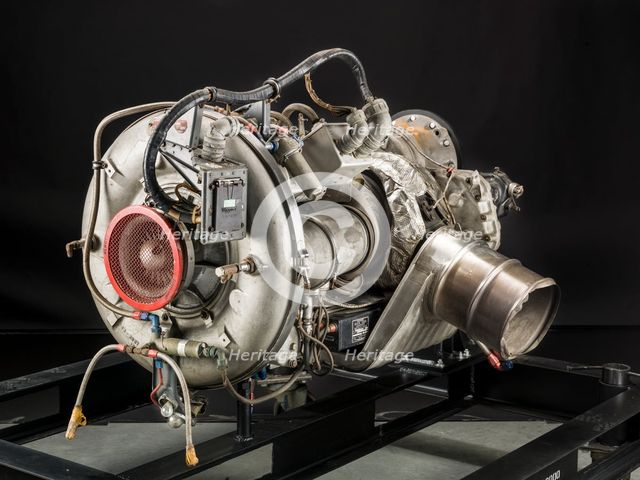 Boeing T50-BO-8A (502-10VC) Turboshaft Engine, ca. 1950s. Creator: Boeing Aircraft Co..