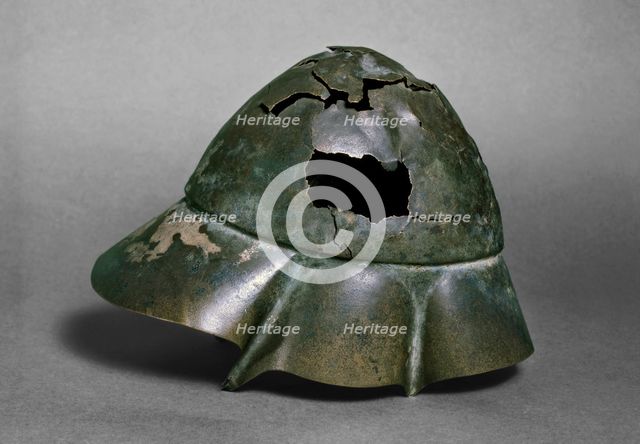 Boeotian bronze helmet, Classical, Hellenistic, c3rd century BC. Artist: Unknown.
