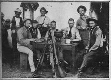 Boer Telegraphists at Tea 1900