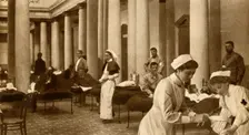 Boer and Briton Nursed Together 1900, (1933). Creator: Horace Walter Nicholls