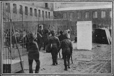 Boer prisoners of War at Capetown - The Customs of War 1900. Artist: Horace W Nicholls