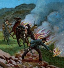 Boers Firing the Veldt 1900