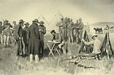 Boers Taking the Oath of Neutrality at Greylingstad 1901. Creator: Henry Marriott Paget