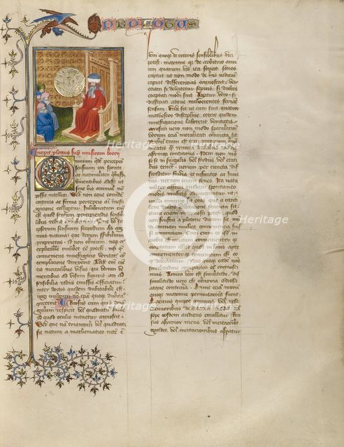Boethius Discusses Music with a Group of Men; De musica, about 1405. Creator: The Virgil Master.