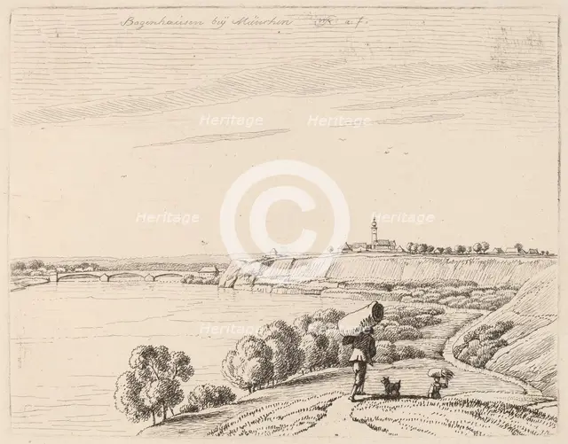 Bogenhausen, 1818. Creator: Wilhelm von Kobell.