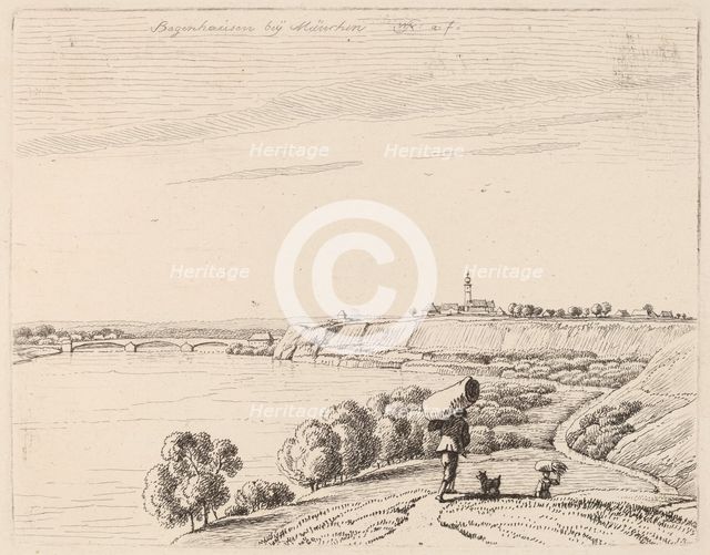 Bogenhausen, 1818. Creator: Wilhelm von Kobell.