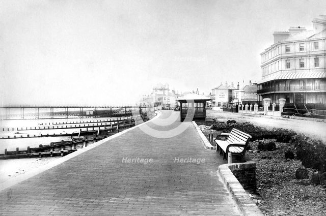 Bognor Parade, c1882. Artist: Unknown