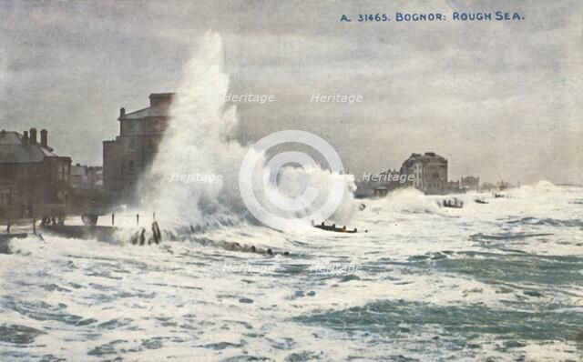 'Bognor: Rough Sea', late 19th-early 20th century. Creator: Unknown.