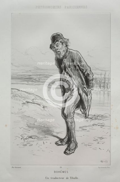 Bohèmes. Creator: Paul Gavarni (French, 1804-1866).