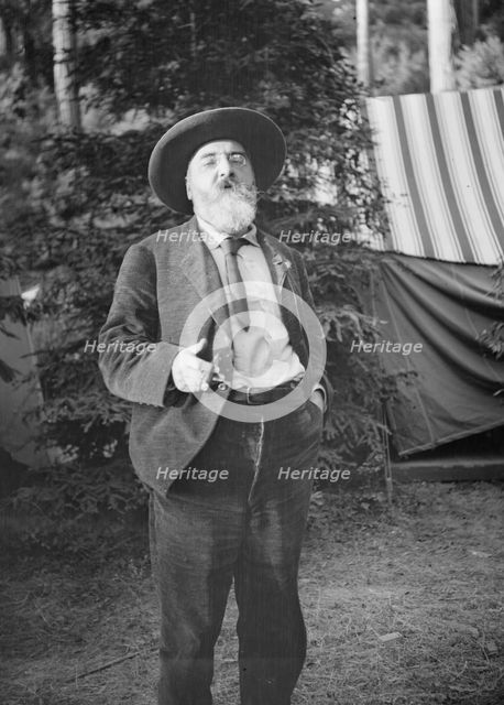 Bohemian Club Grove scene, between 1896 and 1911. Creator: Arnold Genthe.