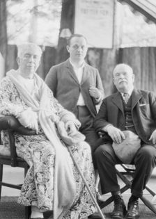 Bohemian Club members, portrait photograph, 1927? Creator: Arnold Genthe