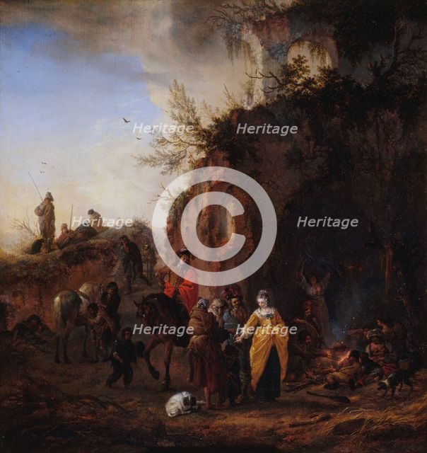 Bohemians, Avant 1652-1653. Creator: Philip Wouverman.