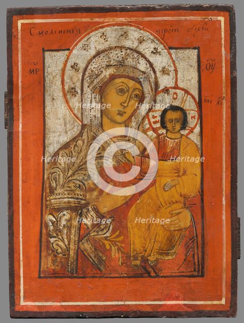 Bohorodicka Smolenská, (Madonna of Smolensk), 1801-1850. Creator: Unknown.